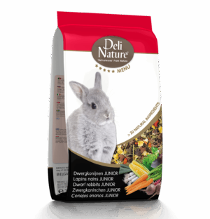 Deli Nature Junior пълноценна храна за подрастващи зайци, 2.5 кг