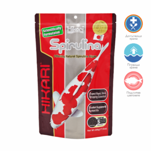 Hikari Spirulina Mini, Допълваща храна за Кои за цвят, 500 гр