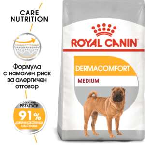 Royal Canin Dermacomfort Medium, Храна за кучета от средна порода с проблемна кожа