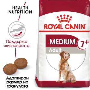 Royal Canin Medium Adult 7+, Храна за кучета над 7 години от средна порода