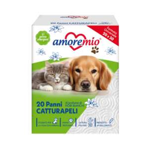 Хипоалергенни кърпи за обиране на косми Amore Mio 3D, 20 бр